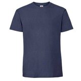 Fruit Of The Loom Granatowa koszulka męska Iconic 195 Ringspun Premium | shoptok.hr