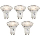 LUEDD Set van 5 GU10 50mm dimbaar in Kelvin LED lampen helder 4.9W 400 lm 2200-3000K | Shoptok.si