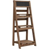  Stalak za biljke s 3 razine i pločom 40x30x90 cm od jelovine | shoptok.hr