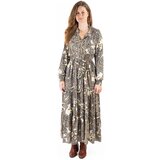 Isla Bonita By Sigris Dolge obleke Dolga Midi Obleka Siva Cene