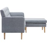  Kutna garnitura od tkanine 171,5 x 138 x 81,5 cm svjetlosiva | shoptok.hr