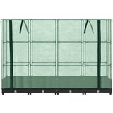  Povišena gredica s pokrovom za staklenik izgled ratana 160x40x123 cm | shoptok.hr