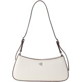 Calvin Klein Torba za čez ramo volneno bela Cene