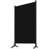 vidaXL Sobna pregrada s 3 panela crna 260 x 180 cm | shoptok.hr