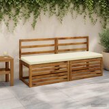  Jastučić za klupu SOEST 100% poliester Krem 140 x 50 x 5 cm Slike
