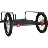 Prikolica za bicikl crna 135 x 70 x 37 cm željezna | shoptok.hr