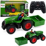  Remote Controlled RC Agricultural Tractor with Box Trailer Farmer 1:24 | Shoptok.si
