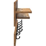  Vješalica za kapute na zidu Zidne Staro drvo 90 x 15 x 36 cm | shoptok.hr