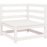  Kutna vrtna sofa bijela od masivne borovine | Eponuda.com