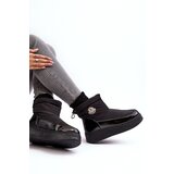 Boto Women's Slip-On Snow Boots On Platform Black Gattea | ePonuda.com