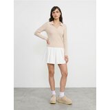 Sinsay Rebrasta bluza s dugim rukavima i ovratnikom | shoptok.hr