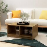 vidaXL stolić za kavu boja meda 75 x 50 x 33,5 cm od masivne borovine Cijene