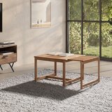 MOME Stolić za kavu od punog hrasta u prirodnoj boji 60x70 cm Unai – | shoptok.hr