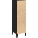  Ormar za kupaonicu Crna Hrast 30x30x100 cm Konstruirano drvo | shoptok.hr