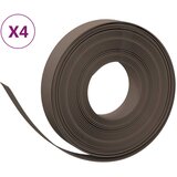  Vrtne ivice 4 kom smeđe 10 m 10 cm od polietilena | shoptok.hr
