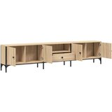 TV ormarić s ladicom boja hrasta 200x25x44 cm konstruirano drvo | shoptok.hr