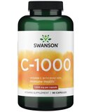 Swanson vitamin C-1000 s šipurkom, 1000 mg - imunitet i antioksidans 90 kapsula Cene