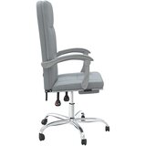  Uredski naslonjač od tkanine svjetlosivi | shoptok.hr