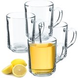 KADAX Kozarci za čaj, kavo in druge pijače z ročaji, komplet 4 kozarcev, 240 ml, (5000351727) Cene