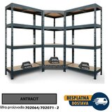  polica ugao 180x90x90x45cm + 2 police 180x150x45cm, 4x400kg | Eponuda.com