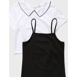 Sinsay Set: Haljina i bluza s ukrasnim ovratnikom | shoptok.hr