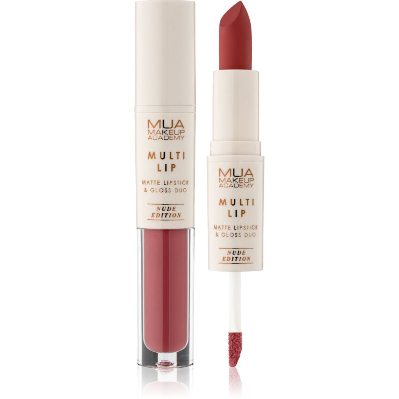 Multi Lip Nude Edition Dolgoobstojna šminka in sijaj za ustnice duo odtenek Soleil 3.2 g