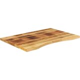 vidaXL Ploča za radni stol zaobljena 80x60x2,5 cm od drva manga | shoptok.hr