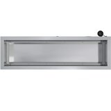  Vrtna posuda za sadnju s LED svjetlom 2 kom. Srebrna - Pocinčani čelik 30 x 100 x 30 cm 2 | shoptok.hr