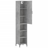  Visoka komoda siva betona 34,5x34x180 cm od konstruiranog drva | shoptok.hr