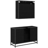vidaXL set namještaja za kupaonicu 2 pcs crni hrast 90 x 33 x 60 cm | shoptok.hr