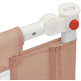 vidaXL Posteljno varovalo za malčke taupe 100x25 cm blago | Shoptok.si