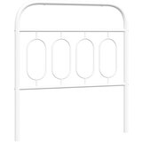 Maison Chic kovinsko posteljno vzglavje - vzglavna omarica - nočna omarica belo 90 cm, (21705412) | Shoptok.si