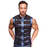 NEK muška potkošulja s naramenicama i mrežastim umecima (plava) - XL | shoptok.hr