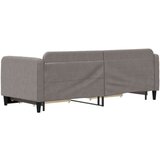  Dnevni krevet na razvlačenje smeđesivi 80 x 200 cm od tkanine | shoptok.hr