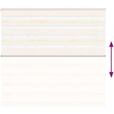 vidaXL Zavjesa zebra 165x150 cm širina tkanine 160,9 cm poliester | shoptok.hr