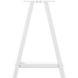  Noge za stolić u obliku slova A 2 kom bijele 50x(72-73) cm | shoptok.hr