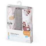 BabyOno 348/10 pelene muslin 3kom sive | shoptok.hr