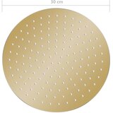  Glava za tuš od nehrđajućeg čelika 30 cm okrugla zlatna | shoptok.hr