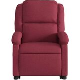  Električni naslonjač na podizanje od tkanine boja vina | shoptok.hr