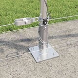  Zavareno žičano ogradno mreža s betonskom podlogom 100 x 0,8 m | shoptok.hr