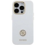 Guess SILIKONSKI OVITEK LOGO STRASS 4G ZA IPHONE 15 BEL, (21833372) Cene
