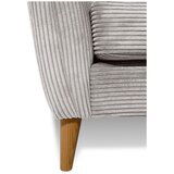 Scandic Svetlo siva sedežna garnitura iz rebrastega žameta 206 cm Paris – | Shoptok.si