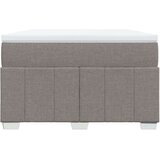 vidaXL Box spring postelja z vzmetnico taupe 120x190 cm blago, (21309669) | Shoptok.si