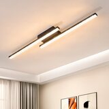 Nettlife LED stropna svetilka črne barve 12W moderna kovinska kristalna svetilka topla svetloba 3000K, (22110720) | Shoptok.si