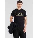 Ea7 Emporio Armani Majica zlata / črna | Shoptok.si