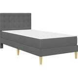  Okvir kreveta s madracem Tamno siva 90 x 190 cm tkanina | shoptok.hr