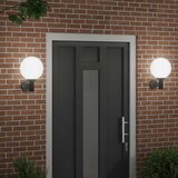  Vanjska zidna lampa 2 pcs Crna 28 x 25 x 38 cm | shoptok.hr