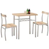 Set za balkon LANCE 82x50 cm, metal/sonoma hrast