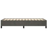  Okvir za krevet bez madraca tamnosivi 80x200 cm baršunasti | shoptok.hr