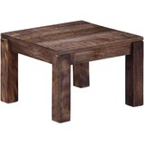 vidaXL Klubska mizica 50x50x35 cm trden mangov les | Shoptok.si
